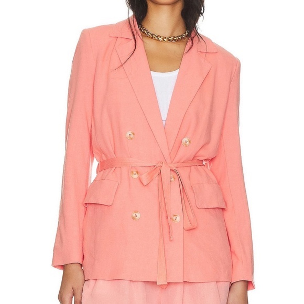 FREE PEOPLE Linen Blazer